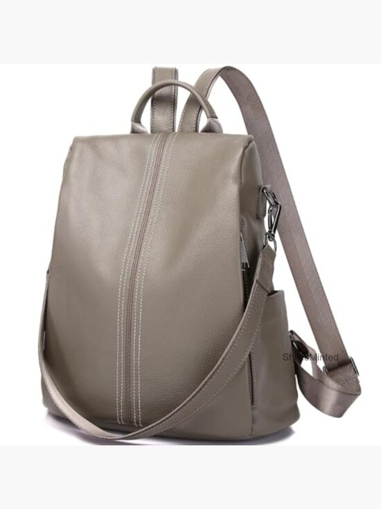 Genuine Leather Backpack Purse Women Anti-Theft Convertible Daypack Shoulder Bag main image 5